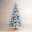 Utica Flocked Fir Artificial Christmas Tree-600414835