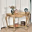 Console demi-cercle Champagne