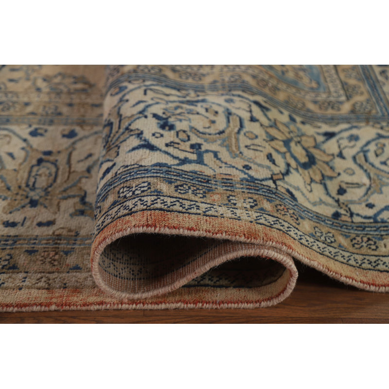 Distressed Floral Sarouk Large  Rug 11x14