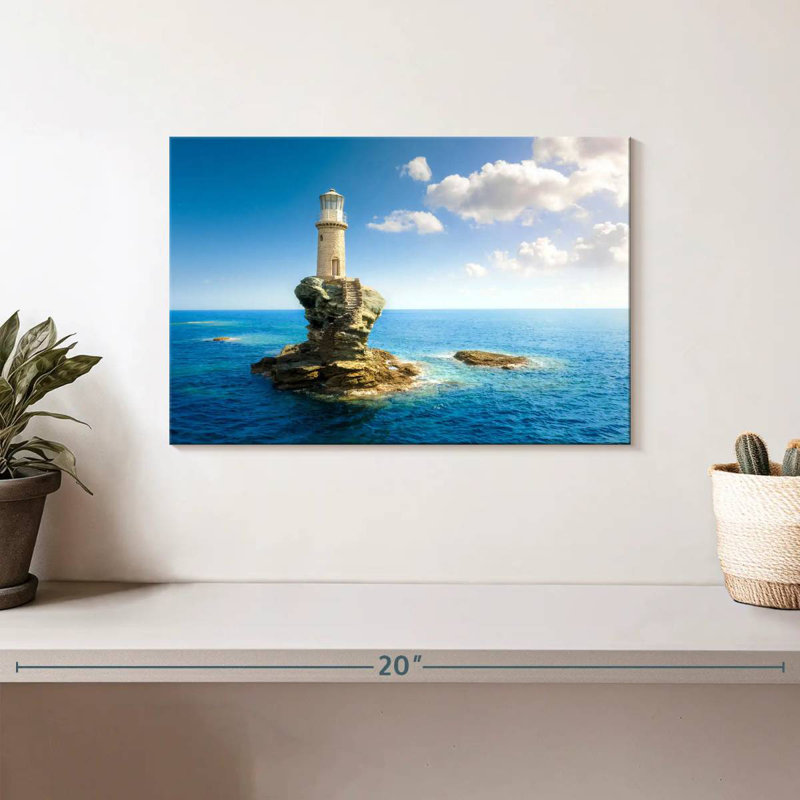 Aletra, phare de la tourlite de Chora, H 8 po x l 12 po