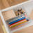 Thomas Martha Stewart Clear Plastic Storage Organizer Bin Set with Wooden Lids-90712341