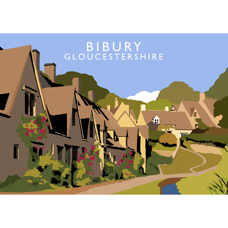 Bibury by Richard O'Neil - Print, 30 cm H x 40 cm W x 1 cm D, No Frame