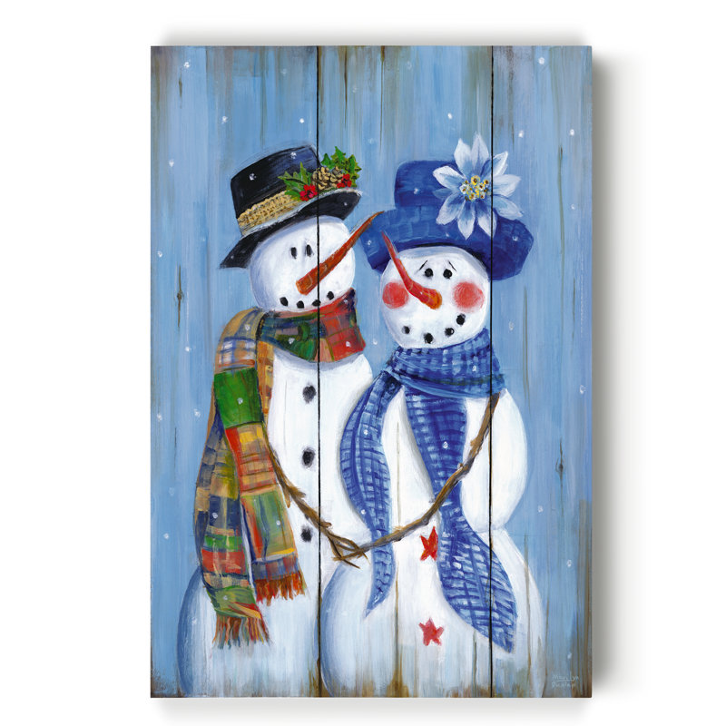 «Baby It's Cold Out Side» par Parvez Taj - reproduction d'art sur toile tendue, H 12 po x l 8 po x P 1 po