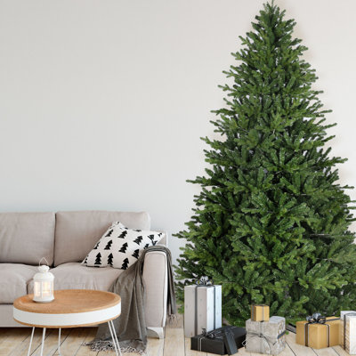 Arbre de Noël artificiel pin 6,5 pi avec base en métal Christmas Time