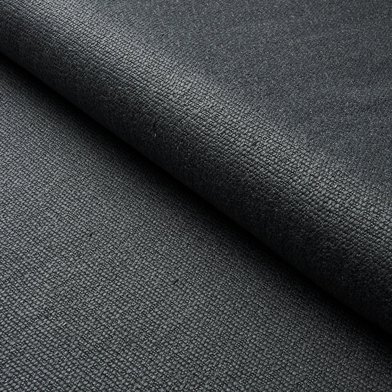 Finn Heavyweight Linen Fabric, Charcoal