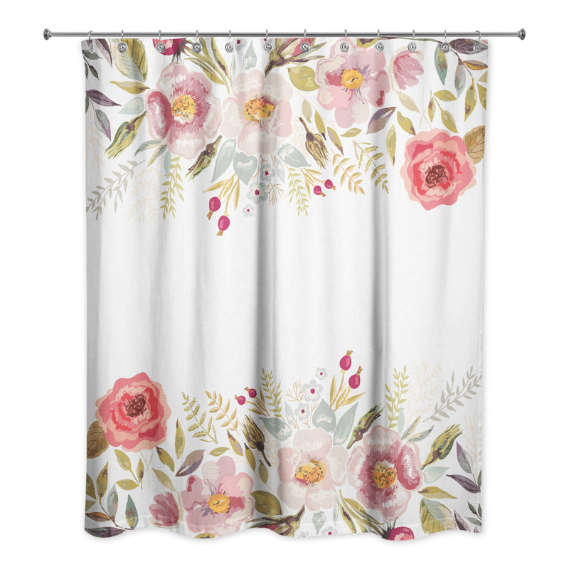 Rideau de douche Carrabooda, Rose