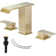 Widespread 2-handle Bathroom Faucet with Drain Assembly