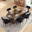 Modern Farmhouse Solid Wood Extendable Dining Table Set for 4-8 People-1685731876-1685731878-1685731874