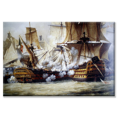 " Battle Of Trafalgar " by Louis-Philippe Crépin