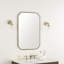 Rohe Flat Metal Beveled Wall Mirror-91083912-91083999