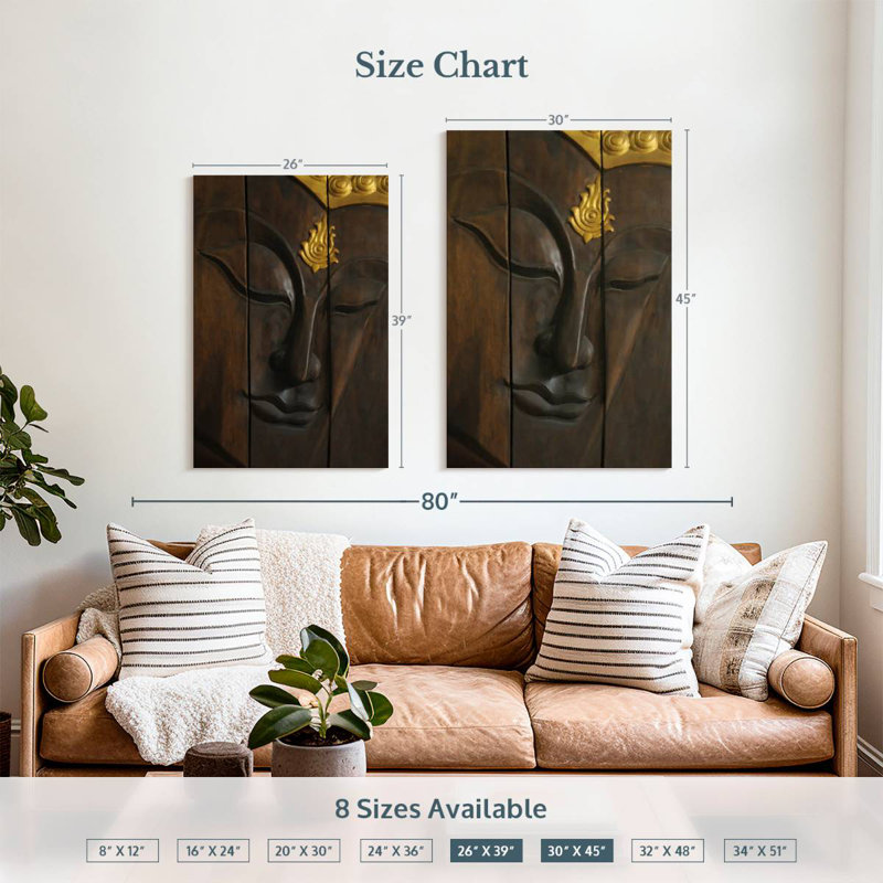 Adella Relaxing Buddha, 45" H x 30" W