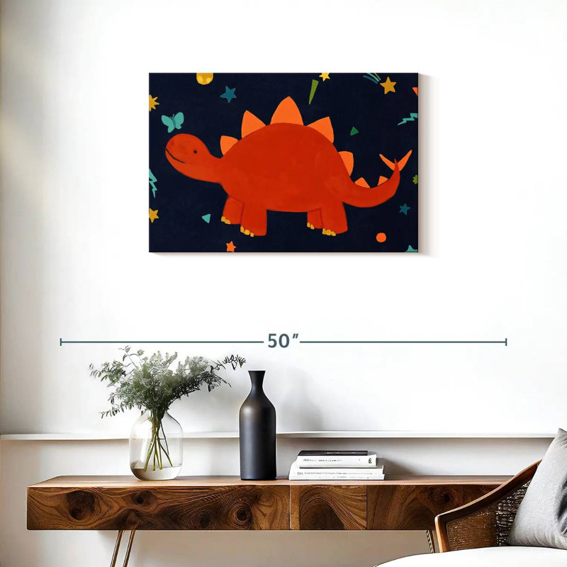 Brampt Starry Dinos I, 20" H x 30" W