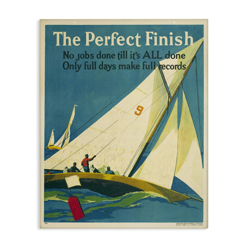 «Perfect Finish Antique Sailors Canvas», conception par Marcus Jules, H 20 po x l 16 po