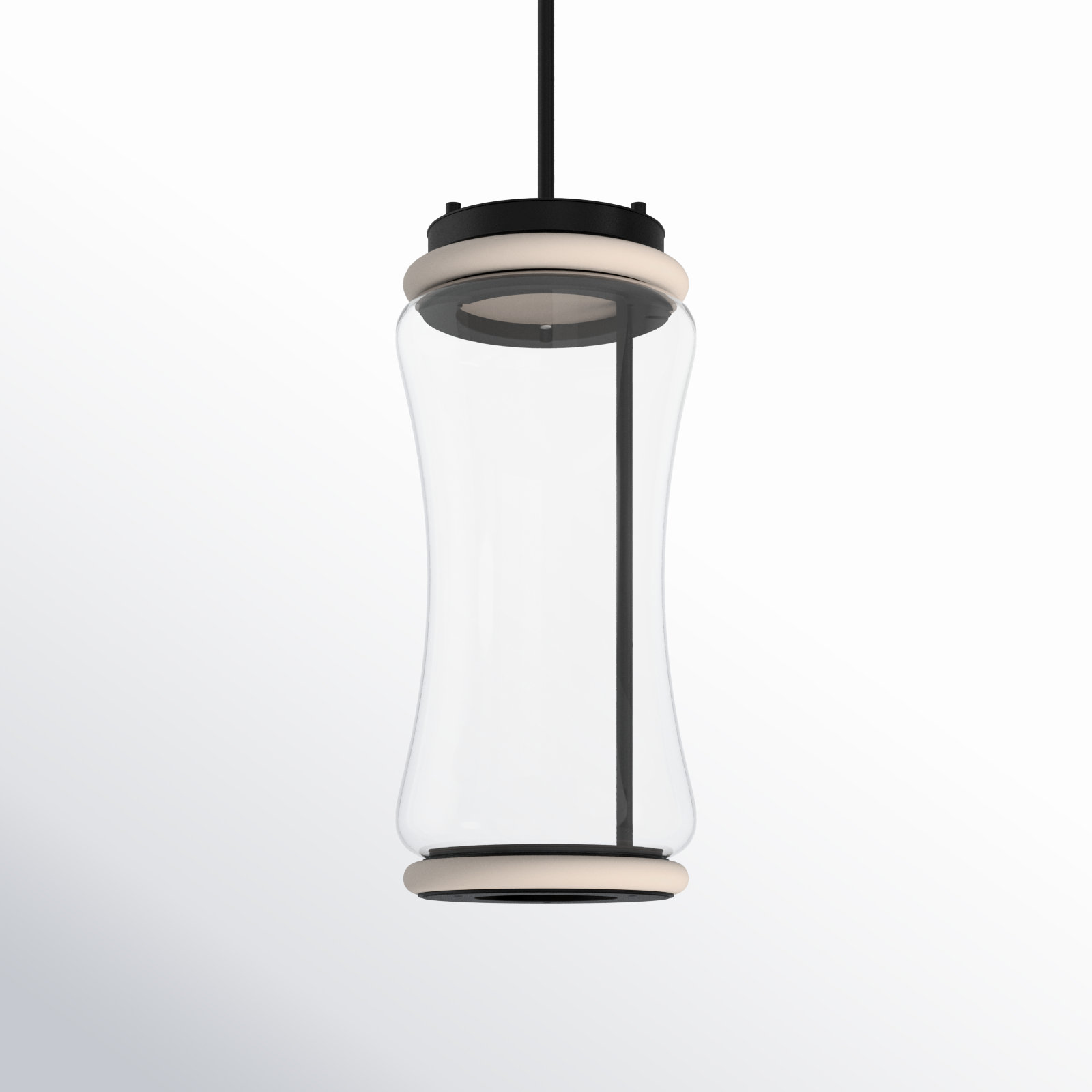 Poinsettia 2 Light Glass Dimmable LED Pendant