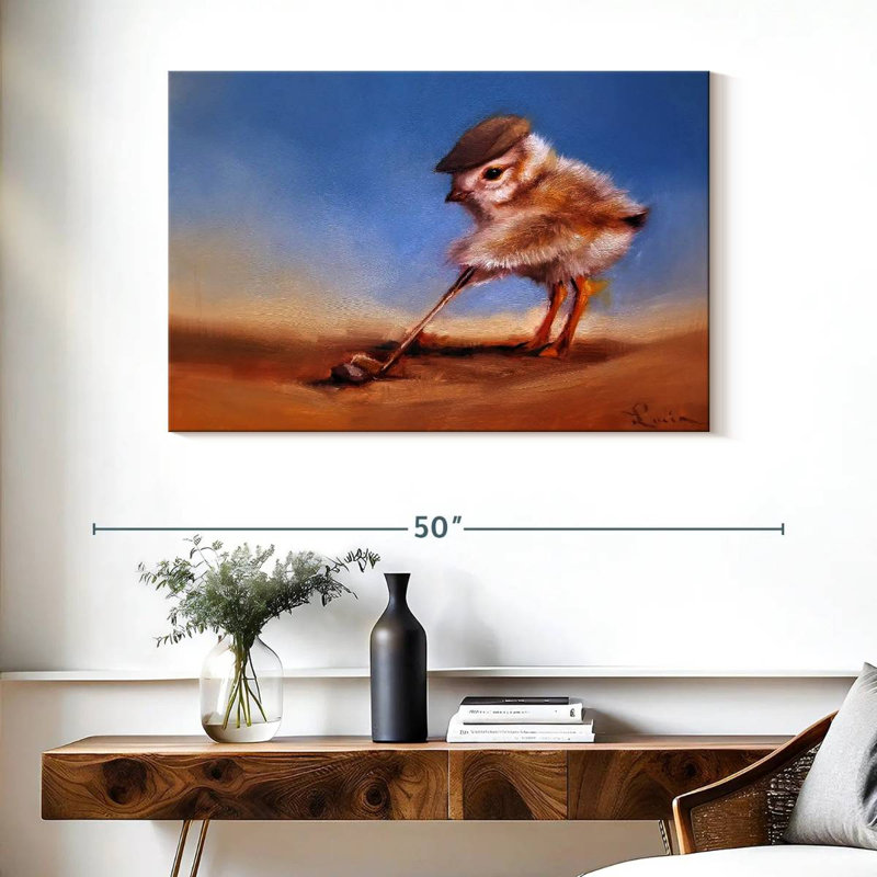 Birdie Shot, 26" H x 39" W