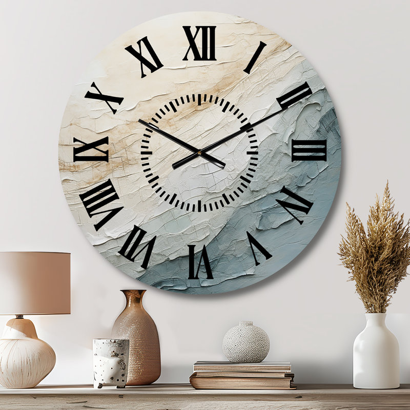 Horloge murale Minimalisme, Médium