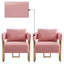 Ensemble de 2 fauteuils d'appoint rembourrés Teddy-129715221