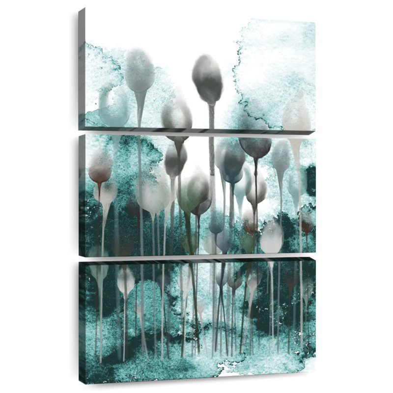 Esprits illuminés bleu sarcelle, H 38 po x l 24 po
