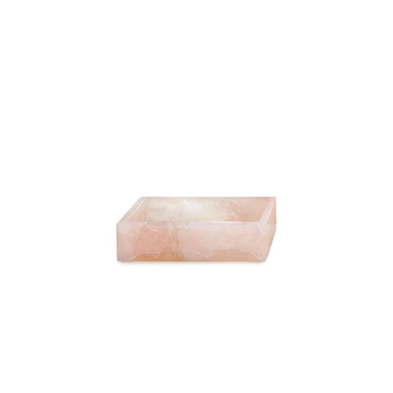 Premium Rose Quartz Soap Dish