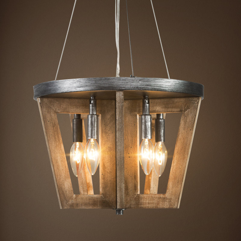 Lustre géométrique à 5 lumières Turman