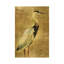 Gold Crane At Dusk I - Floater Frame Print on Canvas-1545041875-1572203979