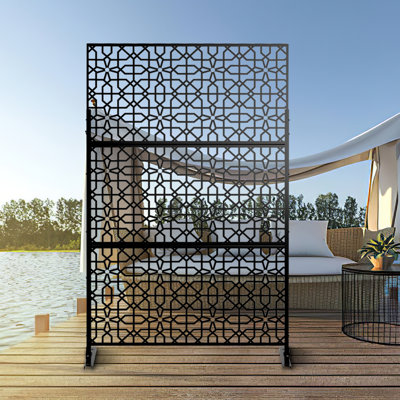 6 ft. H x 4 ft. W Metal Privacy Screen by MAYEERTY