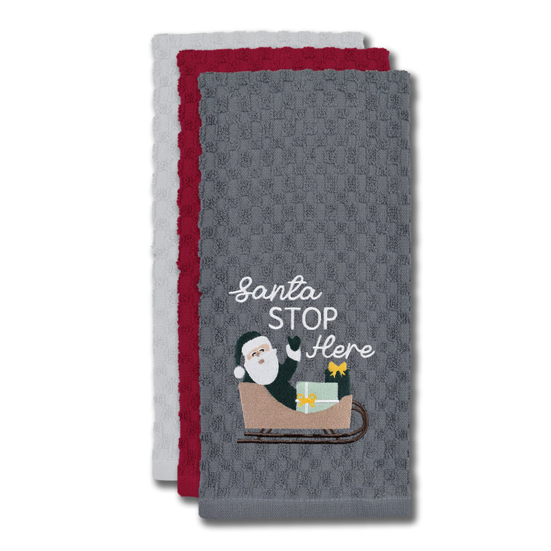 Cotton Tea Towel Kitchen Towel, Grey