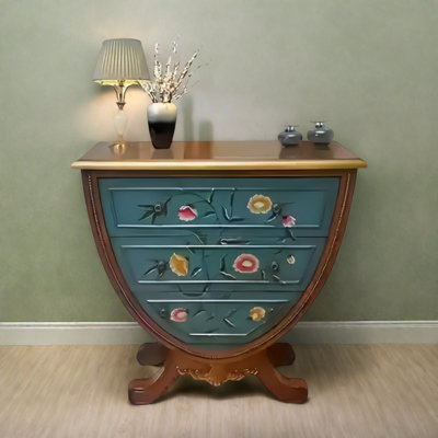 Elegant Design Hand-Painted 3-Drawer Accent Chest