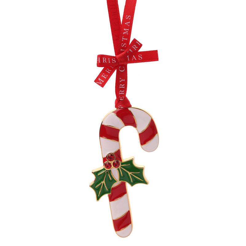 18 cm Striped Shatterproof Hanging Figurine Ornament