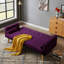 72" Mid-Century Style Linen Fabric Chesterfield Sofa 72".-1956438900