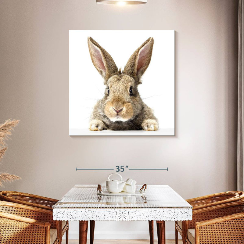 Crowle Fluffy Easter Rabbit, 39" H x 39" W