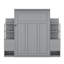 Grand lit escamotable grand format avec 4 tiroirs et cadre de lit mural vertical pliable avec lit plateforme-1227194393