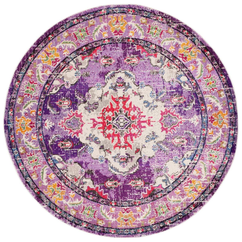 Damaris Oriental Area Rug, Round 201 cm