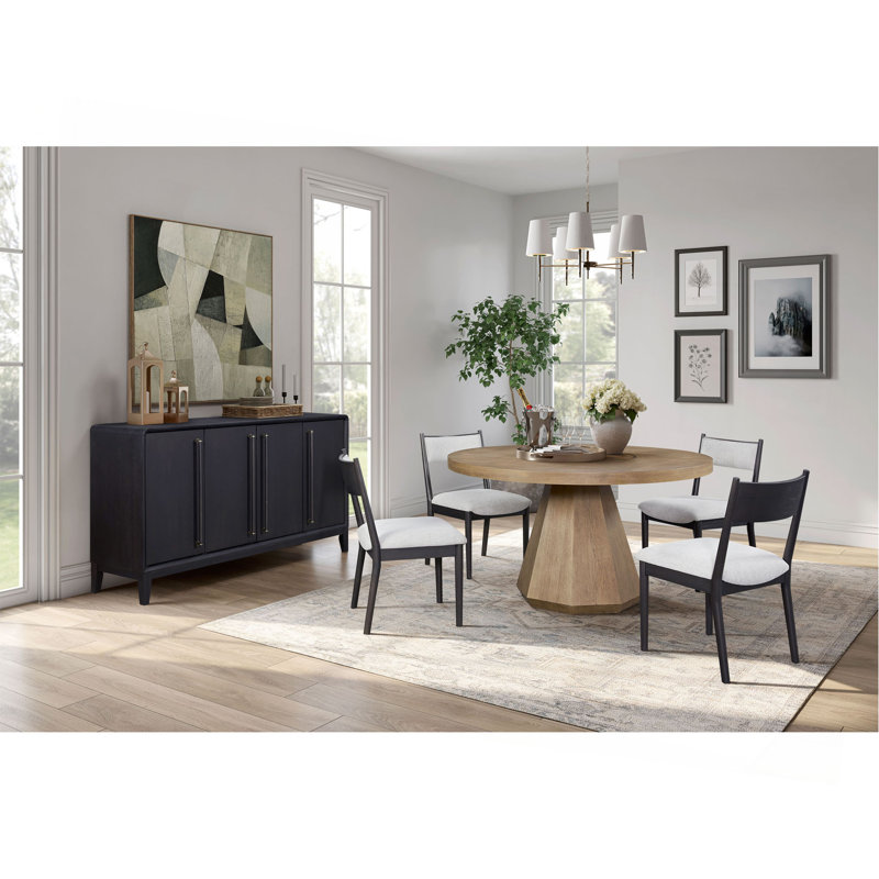 Round Dining Table - Latte
