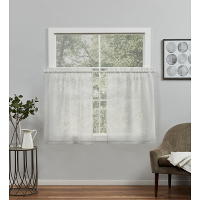 Sheer Curtain Panel Pair