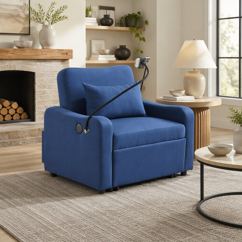 Fauteuil convertible 3 en 1, Dark Blue