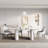 5-Piece Glass Top Dining Table Sets-1180663383-1180663382