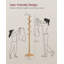 Rubber Freestanding 8 - Hook Coat Rack-1478023196
