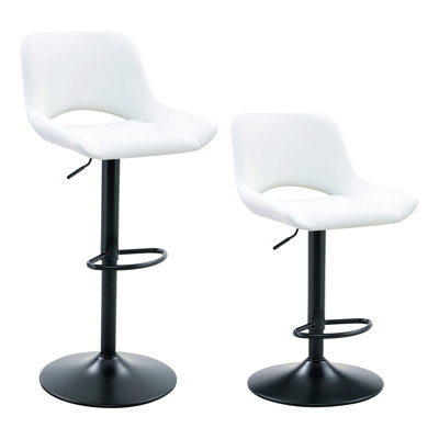 Ensemble de 2 tabourets de bar réglables Modern Modern, tissu en lin gris clair, peut supporter jusqu'à 250 lb