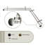 Ensemble de tringle à rideaux double et quincaillerie pour fenêtre d’angle Rubalcava-690557624-690557631