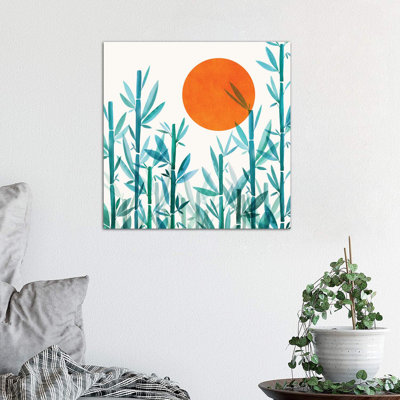 Zen Garden Sunset - Wrapped Canvas Print