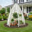 5.5'X5.5'X6' Portable Mini Garden Greenhouse, Thick All-Weather Waterproof PE Cover & Reinforced Rust-Resistant Frame