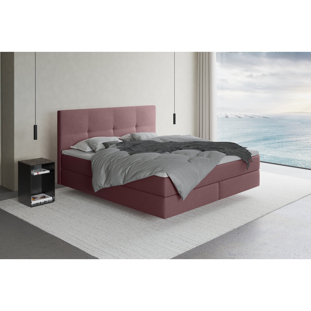 Echtes Boxspringbett Alicia, in schwebender Optik