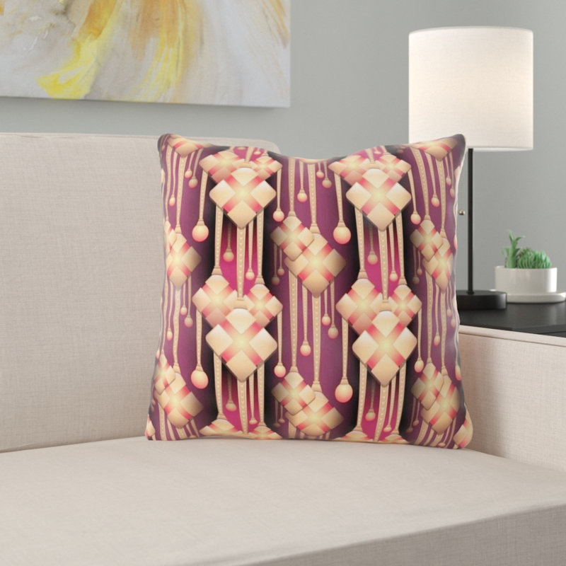 Reversible Throw Pillow, Indoor