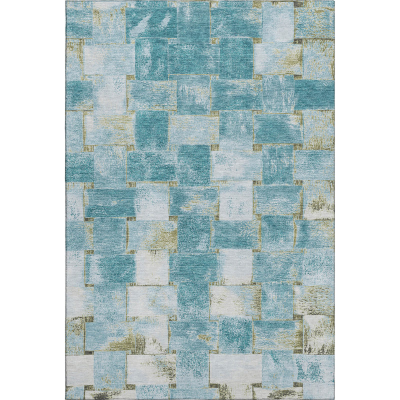 Premium Machine Washable Mouton Stripes Rug, Rectangle 10' x 14'