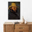 Gustave Boyer In A Straw Hat, 1870-71 Impressionist Abstract Contemporary Portrait Wall Art Print by Paul Cezanne - Wrapped Canvas Print-1179001141