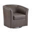 Fauteuil demi-tonneau pivotant en similicuir-1233101585-1233101584