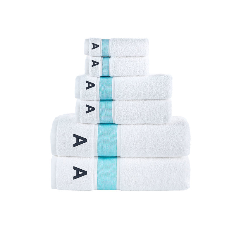 Dieter 6 pcs Towel Set, A, Sea Glass