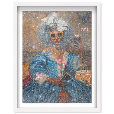French Empress Issa Canvas People Print by Oliver Gal