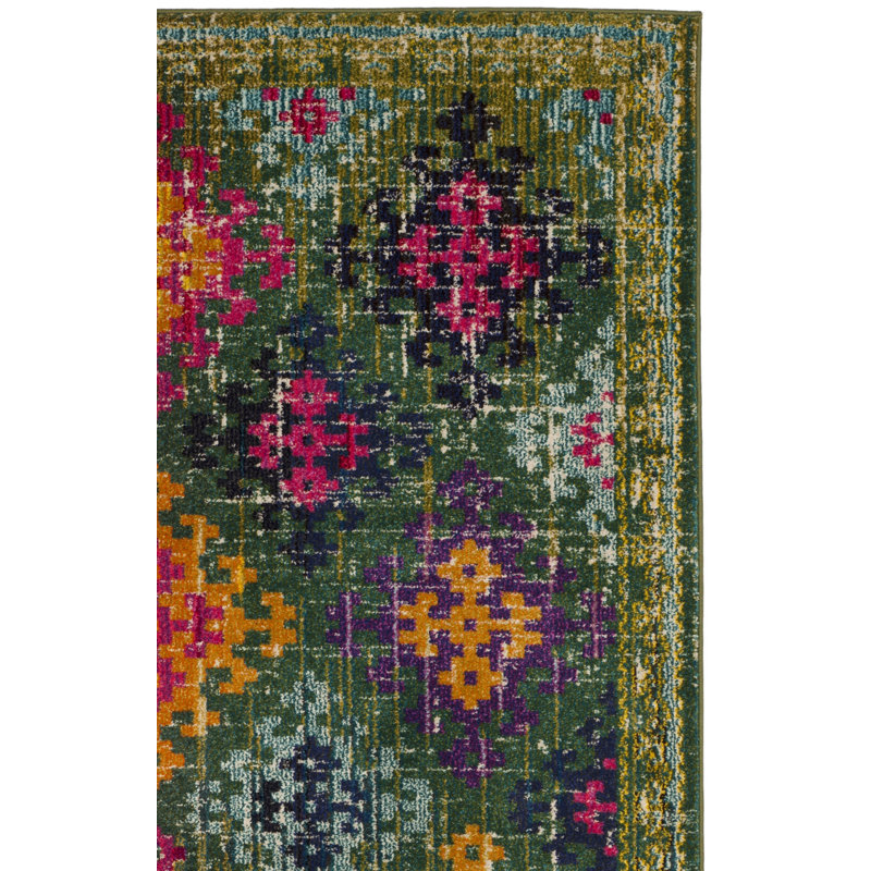 Isabea Performance Abstract Rug, Square 6'7"